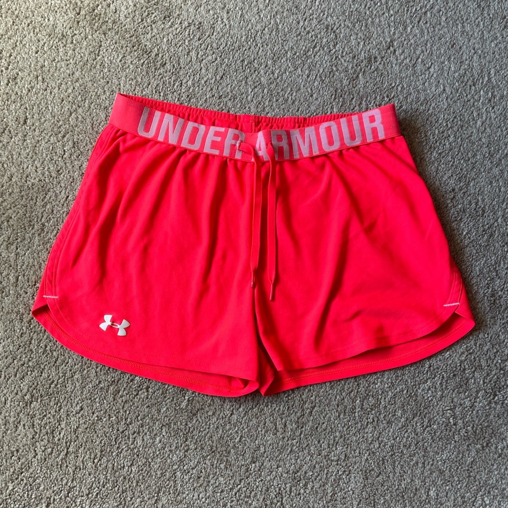 Under Armour Women’s Hot Pink Loose Fitting Shorts Size Small